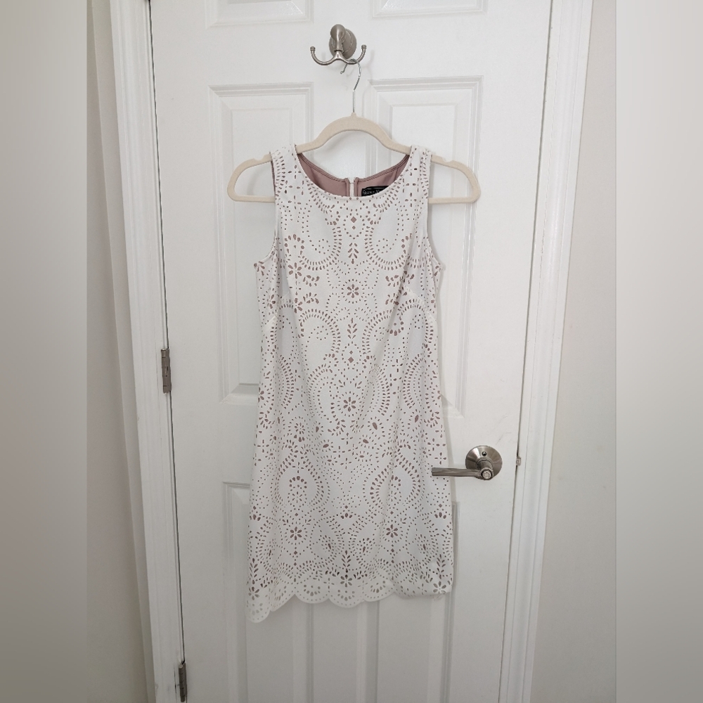 Jessica Howard, White Shift Dress, Like New
